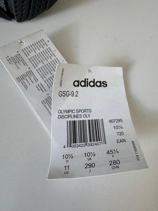 - 45 1/3 Botas Adidas GSG policía seguridad