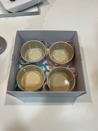 4 Mini Pentole Le Creuset in Metallo