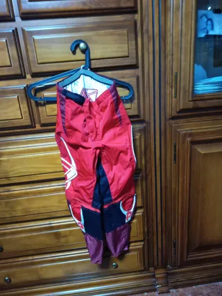 Traje moto niño rojo Acerbis Talla 26