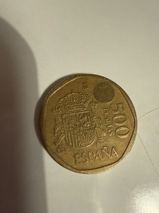 Moneda de 500 pesetas Juan Carlos y Sofía 1994
