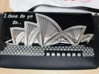 Bolso Braccialini Ópera Sidney Negro/Plata