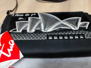 Bolso Braccialini Ópera Sidney Negro/Plata