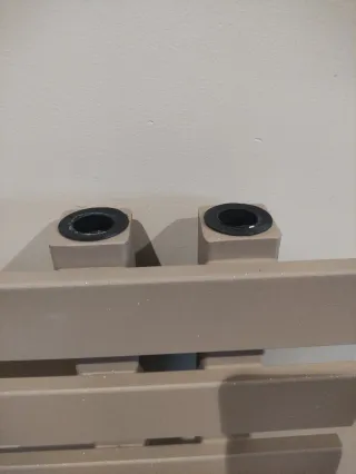 Radiador Toallero Verona 120x50 cm Capuccino