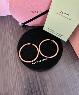 Pendientes Tous Basics Oro Rosa Descatalogados