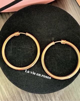 Pendientes Tous Basics Oro Rosa Descatalogados