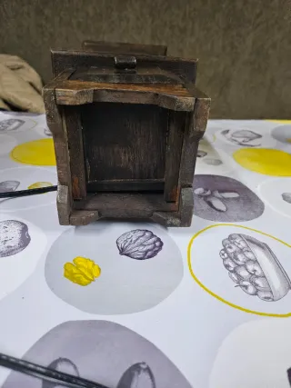 Lámpara de mesa estilo asiático