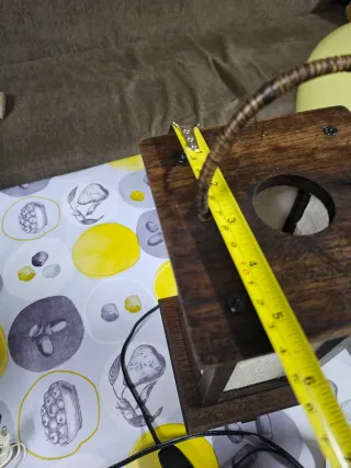 Lámpara de mesa estilo asiático