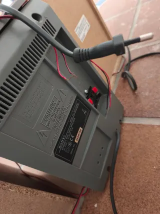 Minicadena Sony CD Auxiliar Marrón/Plata