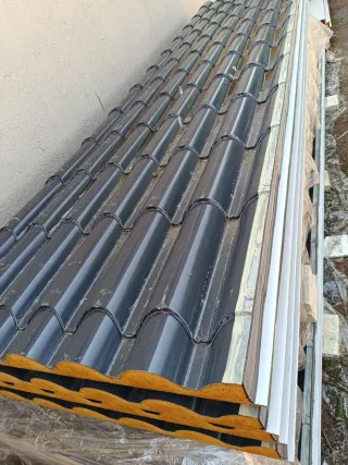 Panel Sándwich imitación teja