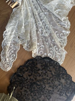 Mantilla y delantal Novia Alicantina niña