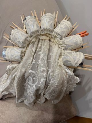 Mantilla y delantal Novia Alicantina niña