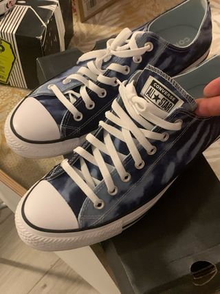 Converse All Star Tie Dye Azul y Blanco