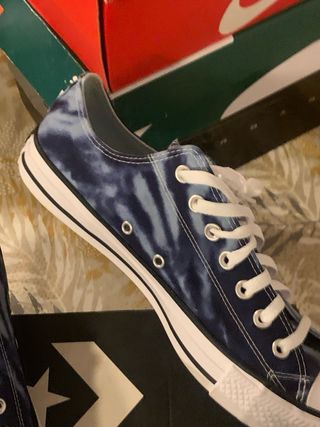 Converse All Star Tie Dye Azul y Blanco