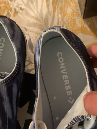 Converse All Star Tie Dye Azul y Blanco