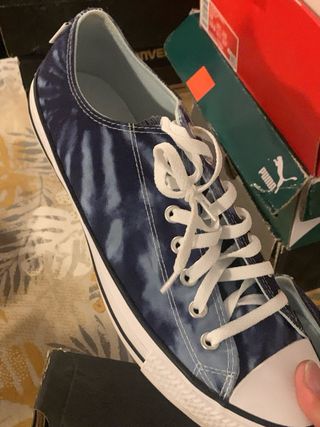 Converse All Star Tie Dye Azul y Blanco