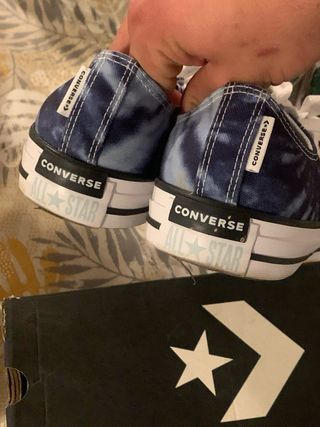 Converse All Star Tie Dye Azul y Blanco