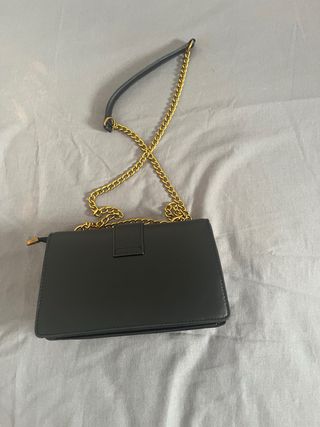 Bolso Pinko Negro y Dorado