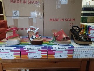 Sandalias de tacón mujer