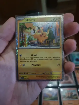 Carta Pokémon Pikachu
