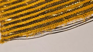 Galón lamé hojilla oro antiguo