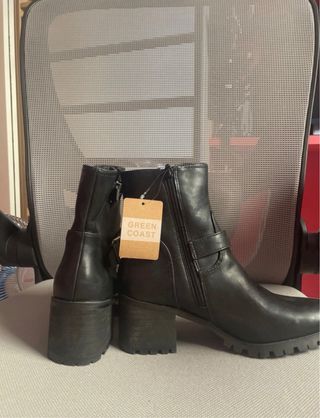 Botines Green Coast Talla 39 Negro