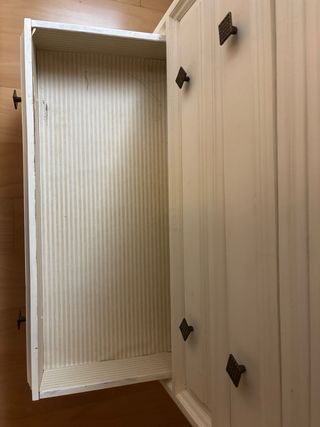 Cómoda 4 cajones madera blanca