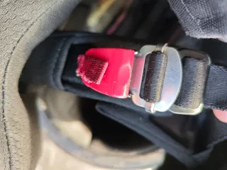 Casco de moto MT Helmets blanco, morado y rosa