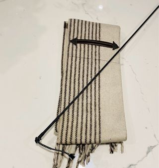 Manta estribera y fusta