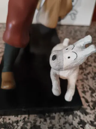 Figura Tintín Reportero Resina Policromada