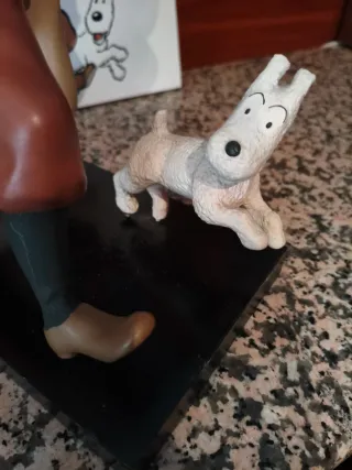 Figura Tintín Reportero Resina Policromada