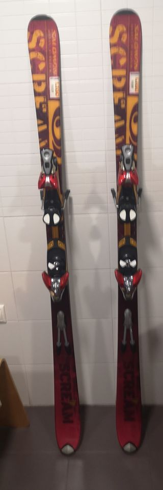 Esquís Salomon Scream + Fijaciones S810