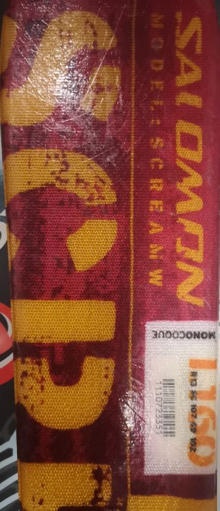 Esquís Salomon Scream + Fijaciones S810