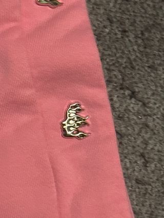 Pantaloncini hellstar rosa con bottoni