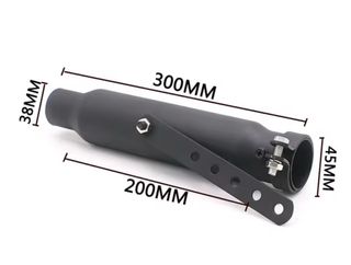 Silencioso Harley Negro