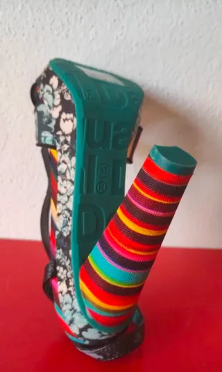 Sandalias Desigual Tacon Multicolor