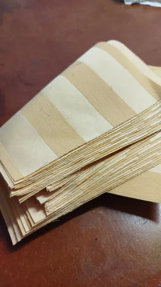 100 pezzi stoffa gialla 18x25