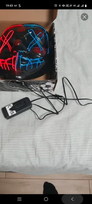 Máscara LED Feliz Halloween