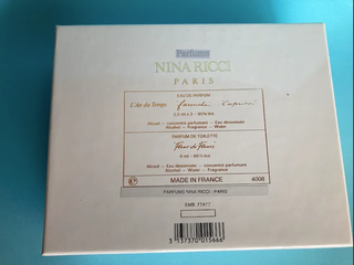 Estuche Miniaturas Perfume Nina Ricci