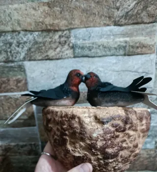 Nido de golondrinas decorativo