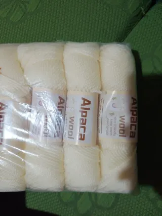 Gomitoli lana Alpaca panna