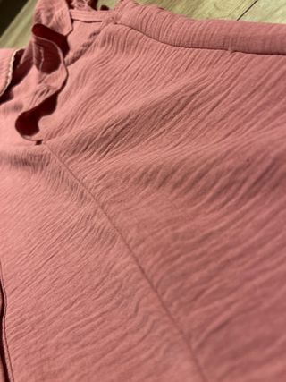 Blusa Polin et Moi rosa con volantes