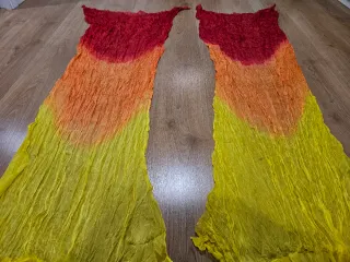 Abanicos de seda para danza oriental