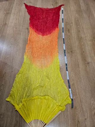 Abanicos de seda para danza oriental