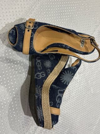 Zapatos UGG de cuña vaqueros