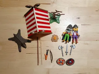 Colección Playmobil vikingo campamento + príncipe