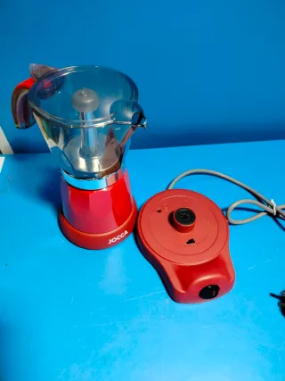 Cafetera Eléctrica Italiana Jocca Roja