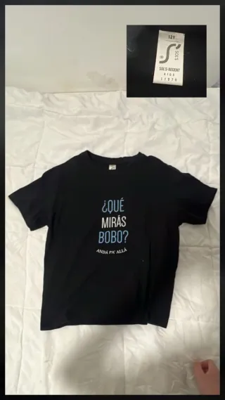 Camiseta niño SOL'S ¿Qué Mirás Bobo?