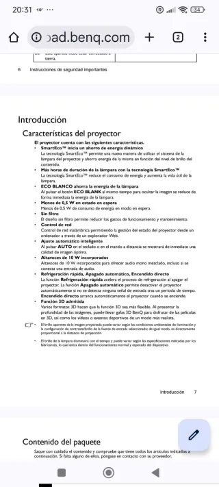 Projetor Benq MW621 ST