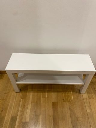 Mesa auxiliar estudio blanca