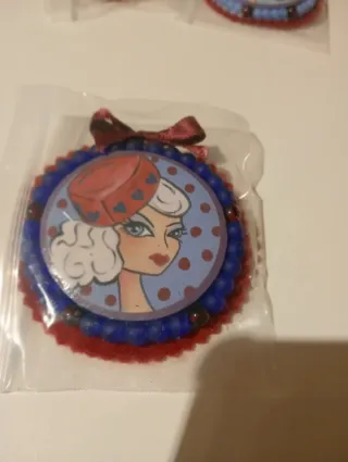 Broches artesanales mujer estilo vintage